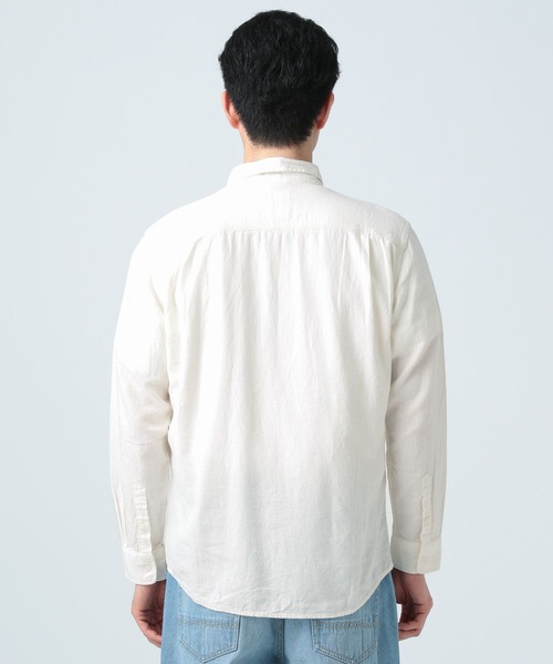 BAYFLOW(ベイフロー)の「リネン/レーヨンカラーシャツ(シャツ/ブラウス・メンズ・オフホワイト/グリーン/ブルー/オレンジ・SMALL/MEDIUM/LARGE)」の16枚目の写真