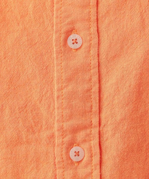 BAYFLOW(ベイフロー)の「リネン/レーヨンカラーシャツ(シャツ/ブラウス・メンズ・オフホワイト/グリーン/ブルー/オレンジ・SMALL/MEDIUM/LARGE)」の13枚目の写真