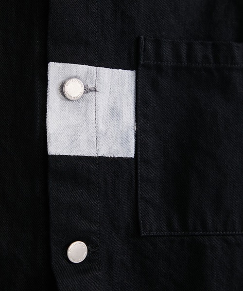 UNITED TOKYO(ユナイテッドトウキョウ)の「13oz バイカラーデニムジャケット(デニムジャケット・メンズ・インディゴブルー/ブラック・2/1)」の6枚目の写真