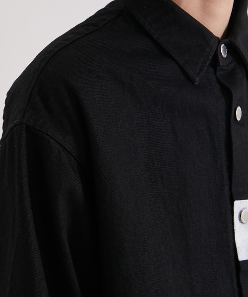 UNITED TOKYO(ユナイテッドトウキョウ)の「13oz バイカラーデニムジャケット(デニムジャケット・メンズ・インディゴブルー/ブラック・2/1)」の16枚目の写真