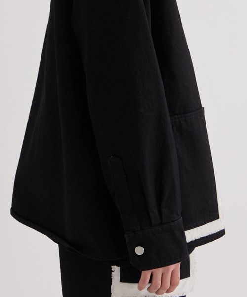 UNITED TOKYO(ユナイテッドトウキョウ)の「13oz バイカラーデニムジャケット(デニムジャケット・メンズ・インディゴブルー/ブラック・2/1)」の8枚目の写真