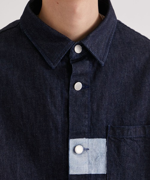 UNITED TOKYO(ユナイテッドトウキョウ)の「13oz バイカラーデニムジャケット(デニムジャケット・メンズ・インディゴブルー/ブラック・2/1)」の22枚目の写真