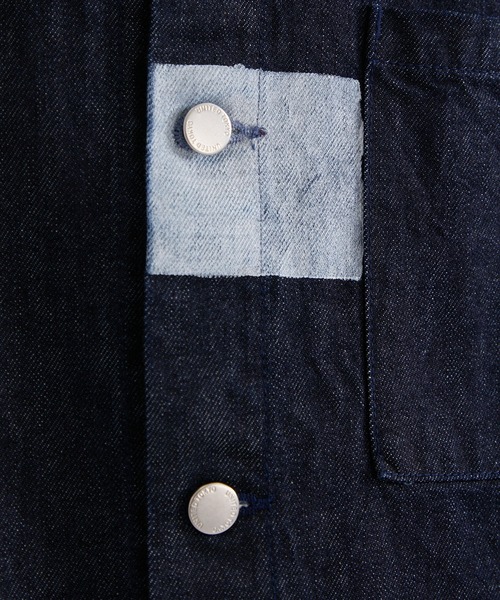 UNITED TOKYO(ユナイテッドトウキョウ)の「13oz バイカラーデニムジャケット(デニムジャケット・メンズ・インディゴブルー/ブラック・2/1)」の18枚目の写真