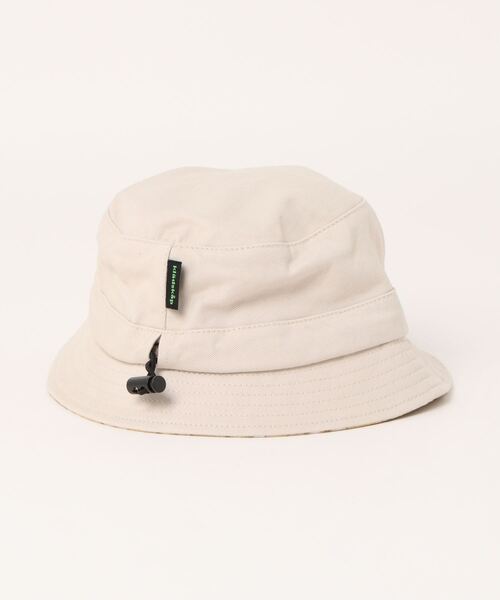 kladskap（クレードスコープ）の「ロゴ×恐竜バケットハット（キャップ・キッズ・グリーン/ベージュ・L/S/M）」の3枚目の写真