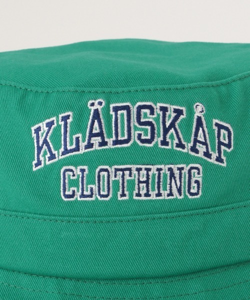 kladskap（クレードスコープ）の「ロゴ×恐竜バケットハット（キャップ・キッズ・グリーン/ベージュ・L/S/M）」の5枚目の写真