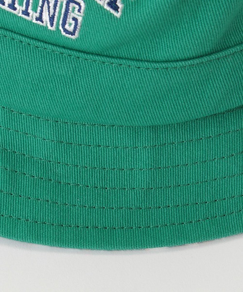 kladskap（クレードスコープ）の「ロゴ×恐竜バケットハット（キャップ・キッズ・グリーン/ベージュ・L/S/M）」の7枚目の写真