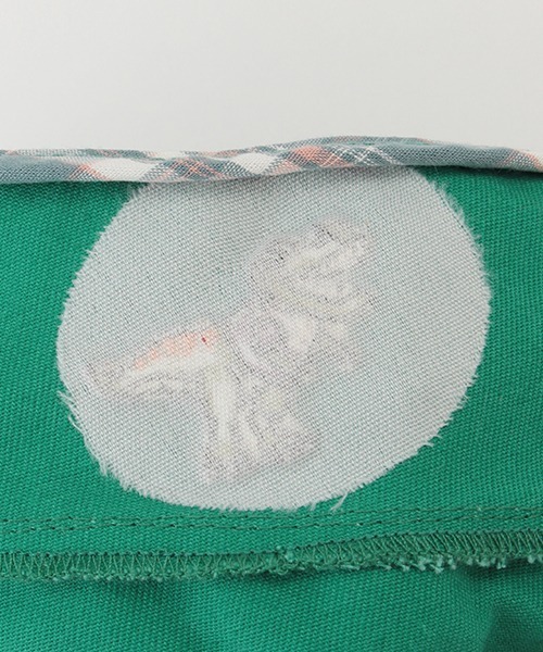 kladskap（クレードスコープ）の「ロゴ×恐竜バケットハット（キャップ・キッズ・グリーン/ベージュ・L/S/M）」の10枚目の写真