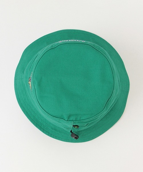 kladskap（クレードスコープ）の「ロゴ×恐竜バケットハット（キャップ・キッズ・グリーン/ベージュ・L/S/M）」の13枚目の写真