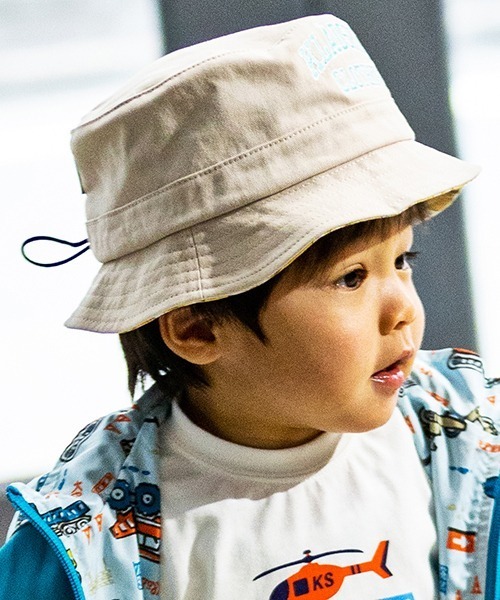 kladskap（クレードスコープ）の「ロゴ×恐竜バケットハット（キャップ・キッズ・グリーン/ベージュ・L/S/M）」の19枚目の写真