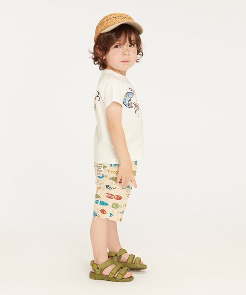 Moujonjon（ムージョンジョン）の「フィッシングプリント半袖Ｔシャツ（Tシャツ/カットソー・キッズ・ホワイト/グレー・80/90/100/110/120/130）」の11枚目の写真