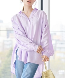 AMERICAN HOLIC | バックオープンギャザーチュニック(チュニック)