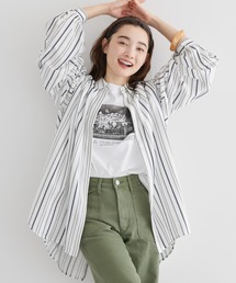 AMERICAN HOLIC | バックオープンギャザーチュニック(チュニック)