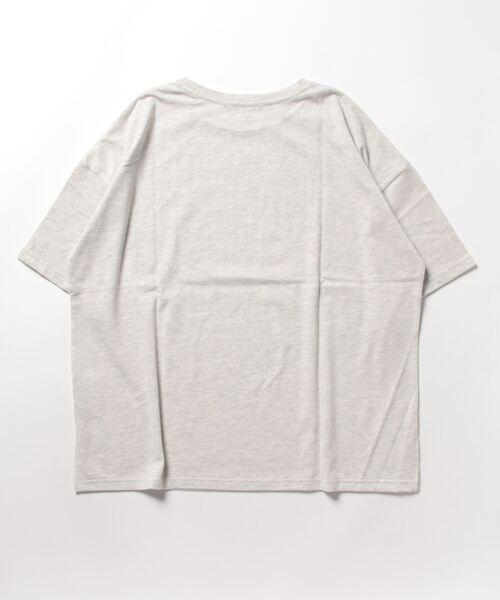 SpRay（スプレイ）の「レトロＢＯＹビッグＴシャツ（Tシャツ/カットソー・レディース・オートミール/スミクロ/イエロー/アイボリー/オフホワイト・FREE）」の17枚目の写真