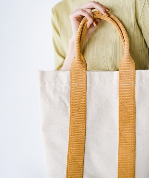 haco!（ハコ）の「【Threev】ロゴ刺繍入りトートバッグ（トートバッグ・レディース・キナリ/ブラック・ONE SIZE）」の10枚目の写真