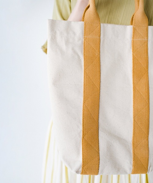 haco!（ハコ）の「【Threev】ロゴ刺繍入りトートバッグ（トートバッグ・レディース・キナリ/ブラック・ONE SIZE）」の12枚目の写真