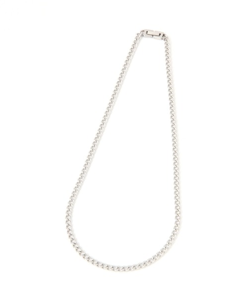 BAYFLOW（ベイフロー）の「ステンレスチェーンネックレスB（ネックレス・メンズ・ライトグレー/イエロー・FREE）」の4枚目の写真