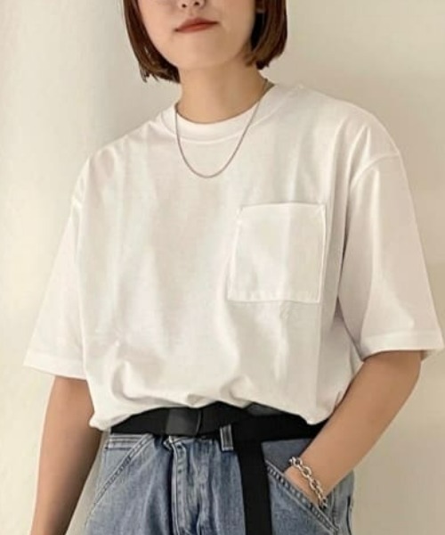 PLUS ONE（プラスワン）の「【PLUS ONE】吸水速乾Tシャツ（Tシャツ/カットソー・メンズ・ブルー/ブラック/ピンク/ホワイト・M/S/L/XL）」の2枚目の写真