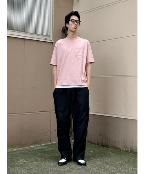 PLUS ONE（プラスワン）の「【PLUS ONE】吸水速乾Tシャツ（Tシャツ/カットソー・メンズ・ブルー/ブラック/ピンク/ホワイト・M/S/L/XL）」の16枚目の写真