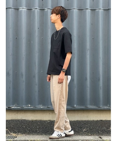 PLUS ONE（プラスワン）の「【PLUS ONE】吸水速乾Tシャツ（Tシャツ/カットソー・メンズ・ブルー/ブラック/ピンク/ホワイト・M/S/L/XL）」の14枚目の写真