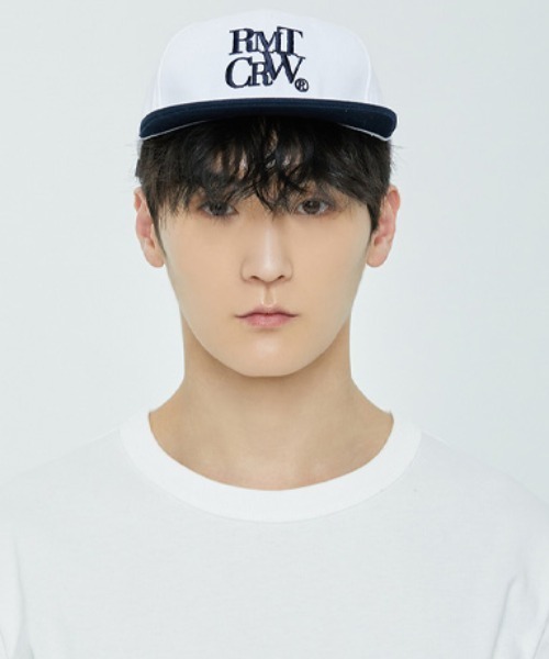 ROMANTIC CROWN(ロマンティッククラウン)の「A'GEM/9 × .kom『ROMANTIC CROWN/ロマンティッククラウン』BOLD LOGO BALL CAP/ボールドロゴ CAP(キャップ・レディース・ネイビー/グリーン・FREE)」の5枚目の写真