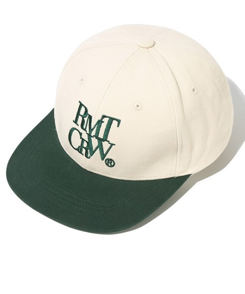 ROMANTIC CROWN(ロマンティッククラウン)の「A'GEM/9 × .kom『ROMANTIC CROWN/ロマンティッククラウン』BOLD LOGO BALL CAP/ボールドロゴ CAP(キャップ・レディース・ネイビー/グリーン・FREE)」の7枚目の写真
