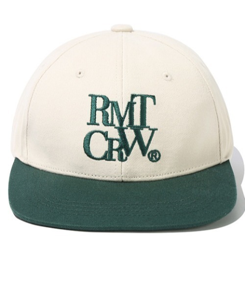 ROMANTIC CROWN(ロマンティッククラウン)の「A'GEM/9 × .kom『ROMANTIC CROWN/ロマンティッククラウン』BOLD LOGO BALL CAP/ボールドロゴ CAP(キャップ・レディース・ネイビー/グリーン・FREE)」の8枚目の写真