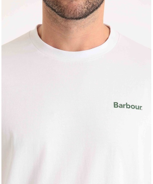 Barbour（バブアー）の「"JAPAN LIMITED" バックプリント オールドロゴ Ｔシャツ（オーバーサイズフィット）（Tシャツ/カットソー・メンズ・ホワイト/ブラック/グリーン/ライトブルー・L/XL/S/M）」の7枚目の写真