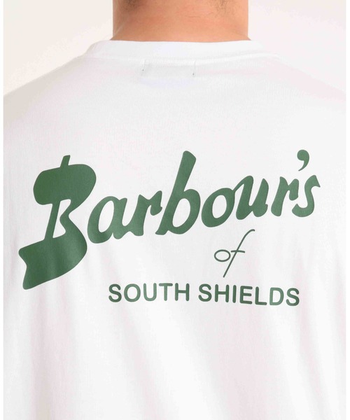 Barbour（バブアー）の「"JAPAN LIMITED" バックプリント オールドロゴ Ｔシャツ（オーバーサイズフィット）（Tシャツ/カットソー・メンズ・ホワイト/ブラック/グリーン/ライトブルー・L/XL/S/M）」の8枚目の写真