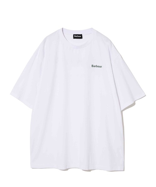 つなぎ　企業ロゴ　バックプリント　白　ホワイト　38 着画あり バックロゴロングスリーブモックネック / Back Logo Long Sleeve