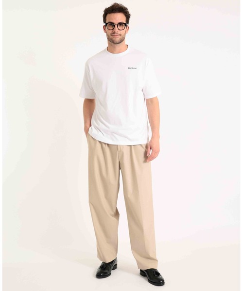 Barbour（バブアー）の「"JAPAN LIMITED" バックプリント オールドロゴ Ｔシャツ（オーバーサイズフィット）（Tシャツ/カットソー・メンズ・ホワイト/ブラック/グリーン/ライトブルー・L/XL/S/M）」の5枚目の写真