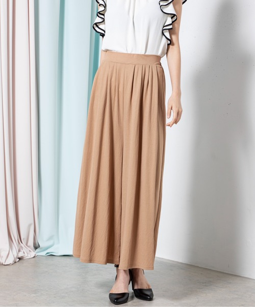 MILLION CARATS（ミリオンカラッツ）の「接触冷感フレアタックパンツ（その他パンツ・レディース・ブラック/キャメル・FREE）」の19枚目の写真