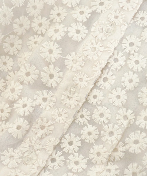 flower(フラワー)の「キャンディブルームトップ(Tシャツ/カットソー・レディース・ピンク/アイボリー・FREE)」の4枚目の写真