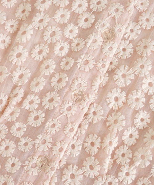 flower(フラワー)の「キャンディブルームトップ(Tシャツ/カットソー・レディース・ピンク/アイボリー・FREE)」の16枚目の写真