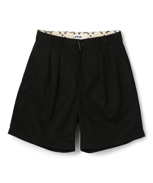 schott(ショット)の「Schott/ショット/DOUBLE PLEATED TC SHORTS/ダブルプリーツ T/C ショーツ(その他パンツ・メンズ・グレー/キナリ/カーキ/ブラック/モスグリーン・M/XL/L/S)」の6枚目の写真