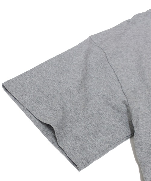 SHISKY(シスキー)の「フェイクレイヤード ちょいBIG無地T(Tシャツ/カットソー・メンズ・ネイビー/チャコール/ダークグリーン/ブラック/ベージュ/杢グレー・M/XL/L)」の18枚目の写真
