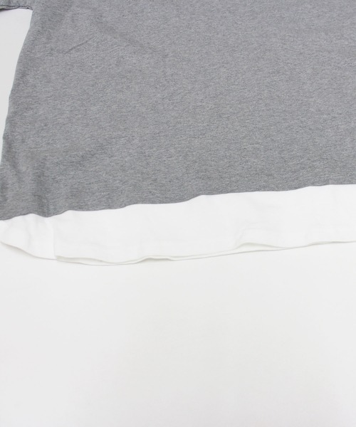 SHISKY(シスキー)の「フェイクレイヤード ちょいBIG無地T(Tシャツ/カットソー・メンズ・ネイビー/チャコール/ダークグリーン/ブラック/ベージュ/杢グレー・M/XL/L)」の20枚目の写真