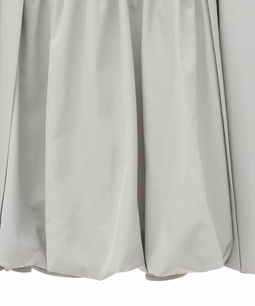 31 Sons de mode（トランテアン　ソン　ドゥ　モード）の「後ろバルーンタフタスカート（スカート・レディース・ライトグリーン/ブラック/ベージュ・36/38）」の4枚目の写真