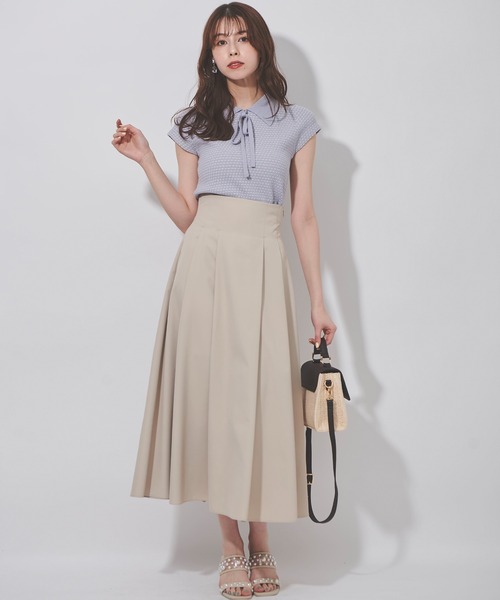 Malbon レディーススカート ベージュ MALBON GOLF ゆったりシルエットスカート | T＆R GOLF