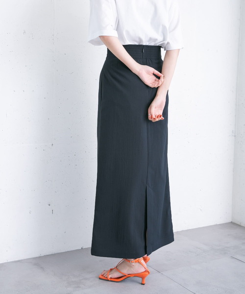 KBF（ケイビーエフ）の「ハイウエストIラインスカート（スカート