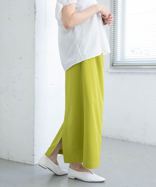 KBF（ケイビーエフ）の「ハイウエストIラインスカート（スカート・レディース・グリーン系その他/ネイビー/アイボリー・ONE）」の15枚目の写真