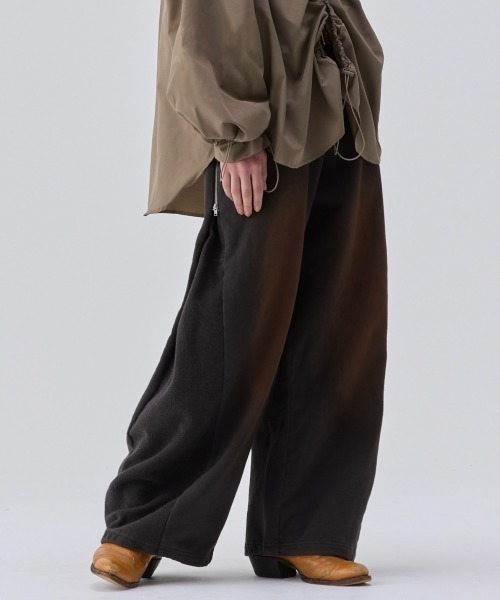 3way loose inside out sweat pants /3wayルーズインサイドアウト