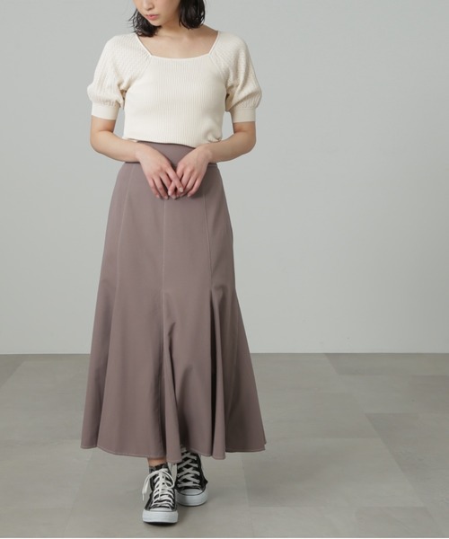 FREE'S MART（フリーズマート）の「[低身長サイズ/Sシリーズ]配色ステッチバックレースアップスカート（スカート・レディース・ブラウン/ブラック・MEDIUM/SMALL/X-SMALL）」の19枚目の写真