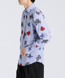 ビビアンウエストウッド マン レギュラーカラーシャツ ドクロ 総柄 スカル Vivienne Westwood MAN（ヴィヴィアンウエストウッドマン）の