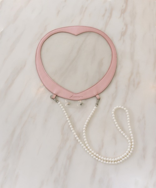 OLIVE des OLIVE（オリーブデオリーブ）の「Aimerianejoieうちわケース　1032200010（その他雑貨・レディース・ブラック/ピンク/ベージュ・FREE）」の3枚目の写真