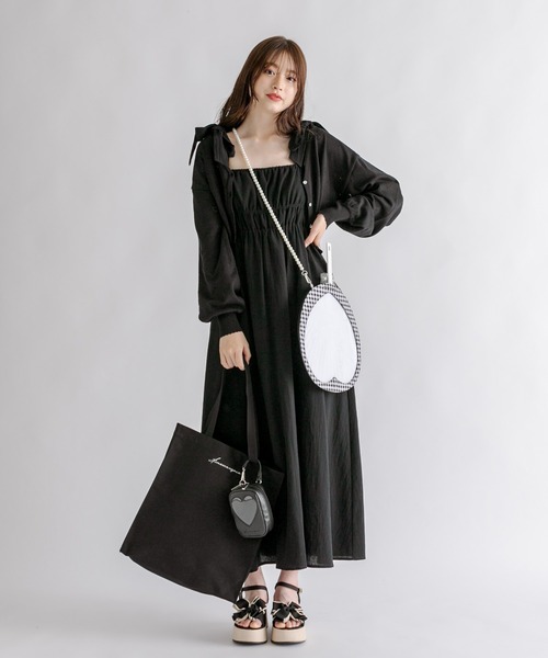 OLIVE des OLIVE（オリーブデオリーブ）の「Aimerianejoieうちわケース　1032200010（その他雑貨・レディース・ブラック/ピンク/ベージュ・FREE）」の10枚目の写真