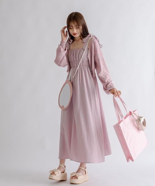 OLIVE des OLIVE（オリーブデオリーブ）の「Aimerianejoieうちわケース　1032200010（その他雑貨・レディース・ブラック/ピンク/ベージュ・FREE）」の7枚目の写真