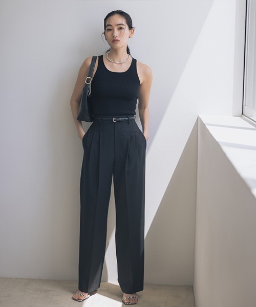 ソフトオックスファインタックパンツ（スラックス）｜AMBIENT（アンビエント）