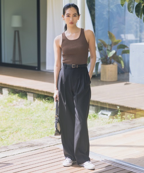 ソフトオックスファインタックパンツ（スラックス）｜AMBIENT（アンビエント）