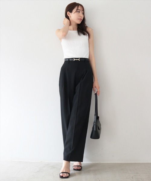 ソフトオックスファインタックパンツ（スラックス）｜AMBIENT（アンビエント）