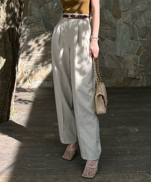 ソフトオックスファインタックパンツ（スラックス）｜AMBIENT（アンビエント）